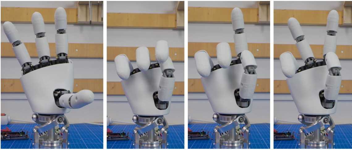 Prosthetic hand CAD study